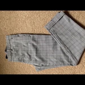 Men’s skinny fit plaid pants